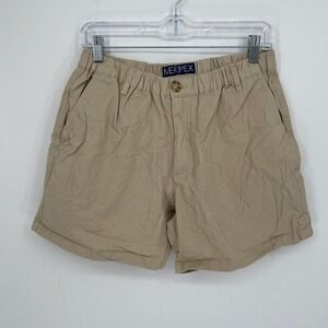 Meripex Men's Tan Khaki Elastic Waist Stretch Outdoor Chino Shorts Size L